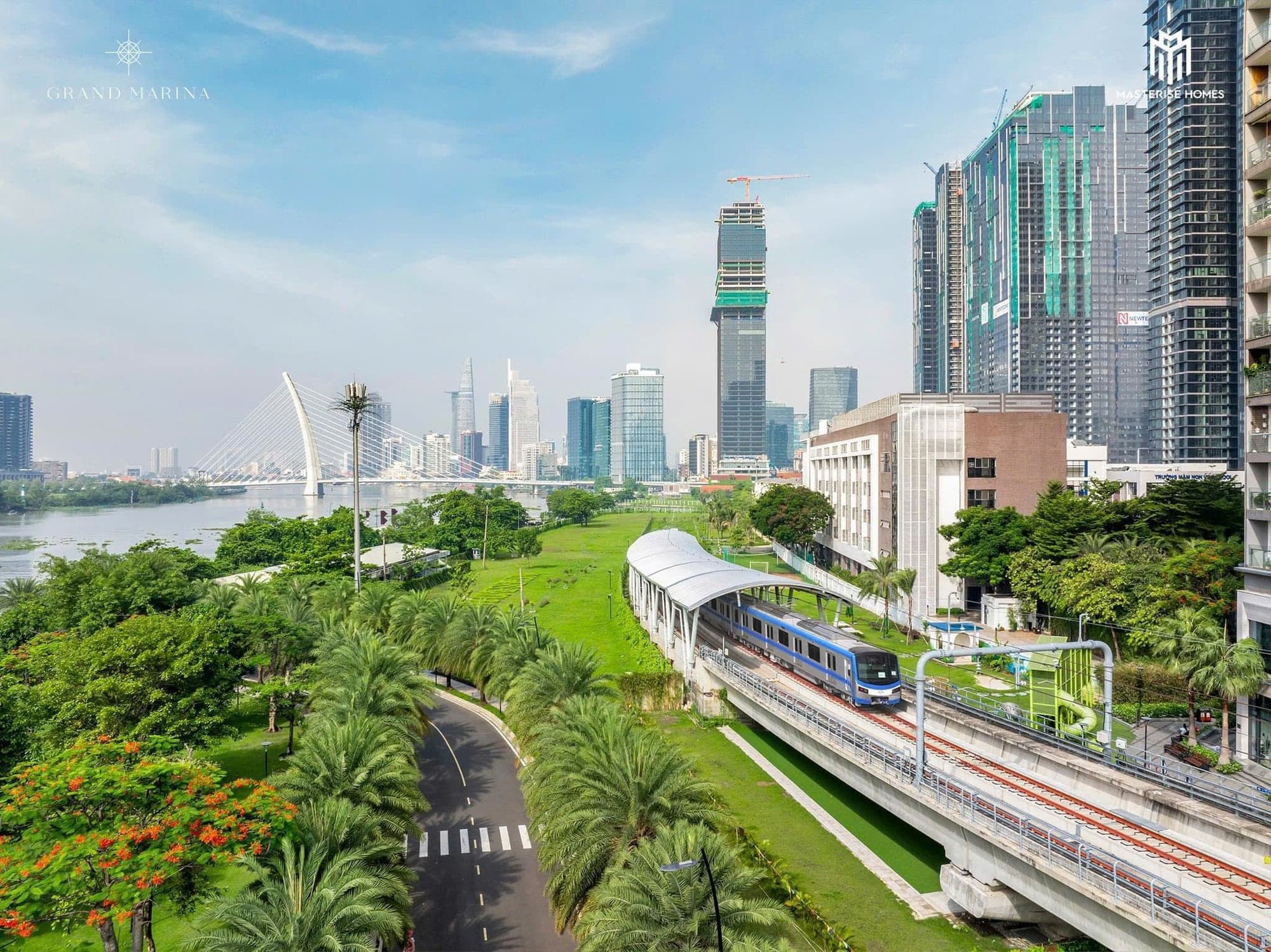 Ba Son metro station - Grand Marina Saigon